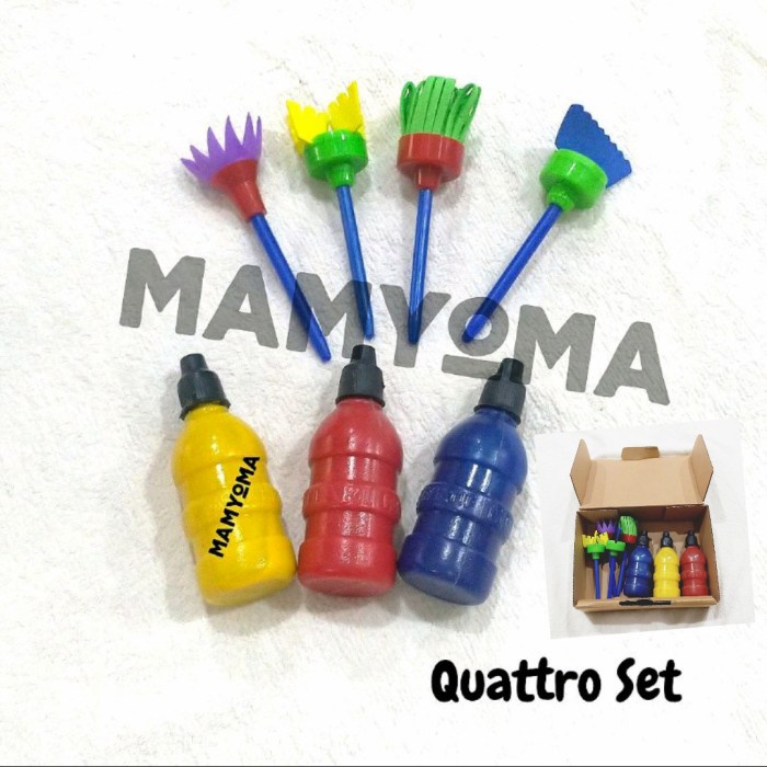 

DISKON SHOPEE/ Set Mewarnai Bayi Balita / Finger Paint Preschool Aktivitas Edukatif - quattro