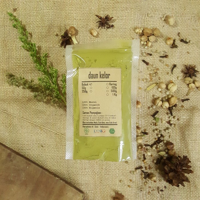 

DAUN KELOR BUBUK 100 GRAM - Moringa Oleifera - MURNI