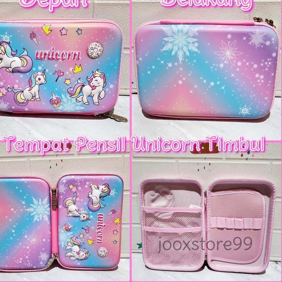 

Borong Promo Tempat pensil Anak Unicorn Timbul 3D Karakter Pencil Case Unicorn Kotak Pensil