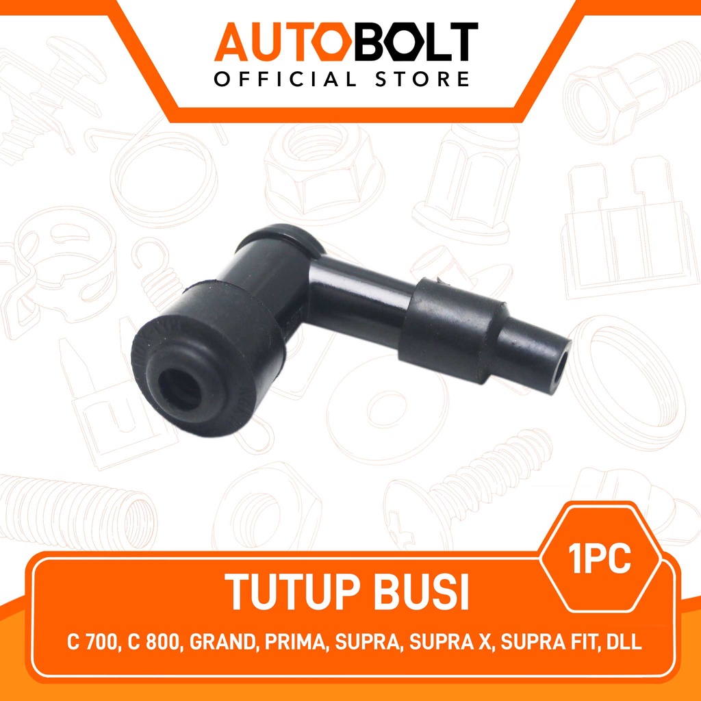 Tutup Busi Mega Pro Old New Primus Tiger Lama 2000 CB 100 125 C800 C 800 Honda Astrea Grand Prima Le