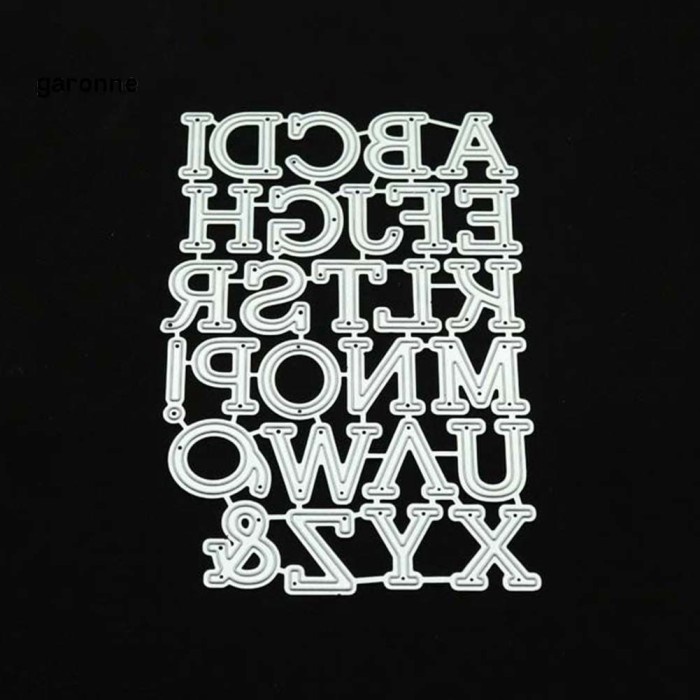 

Terlaris Dies - Alphabet Uppercase 4