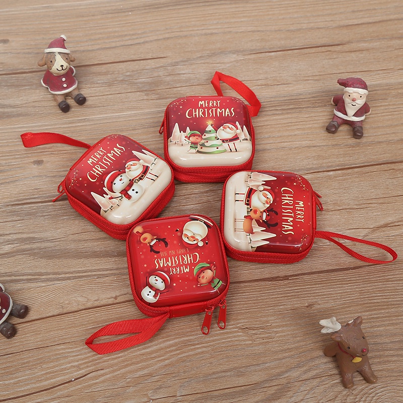 Tas Anak Selempang Clutch Bag Santa Merry Christmas Tas Angpao Dompet Anak Lucu Imut Santa Kado Meriah