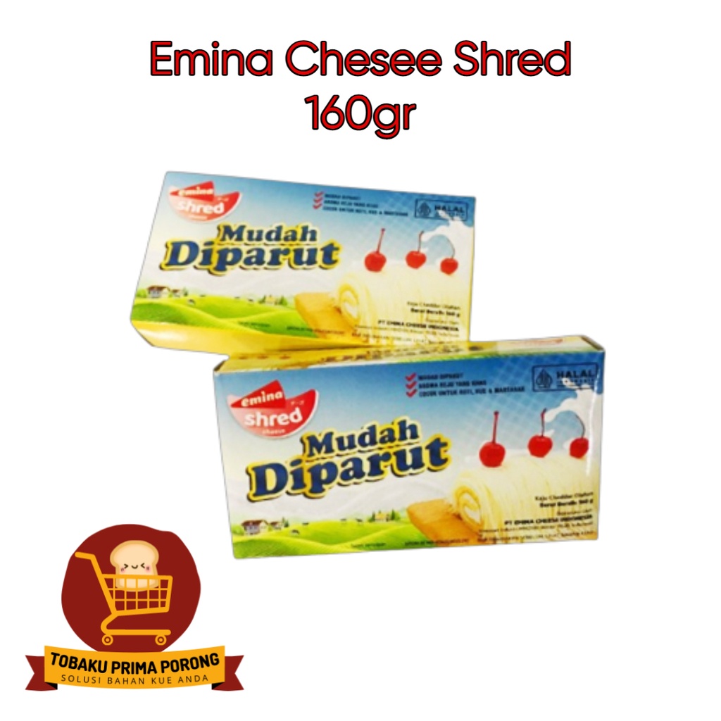 

Emina Cheese Shred 160gr - keju parut emina