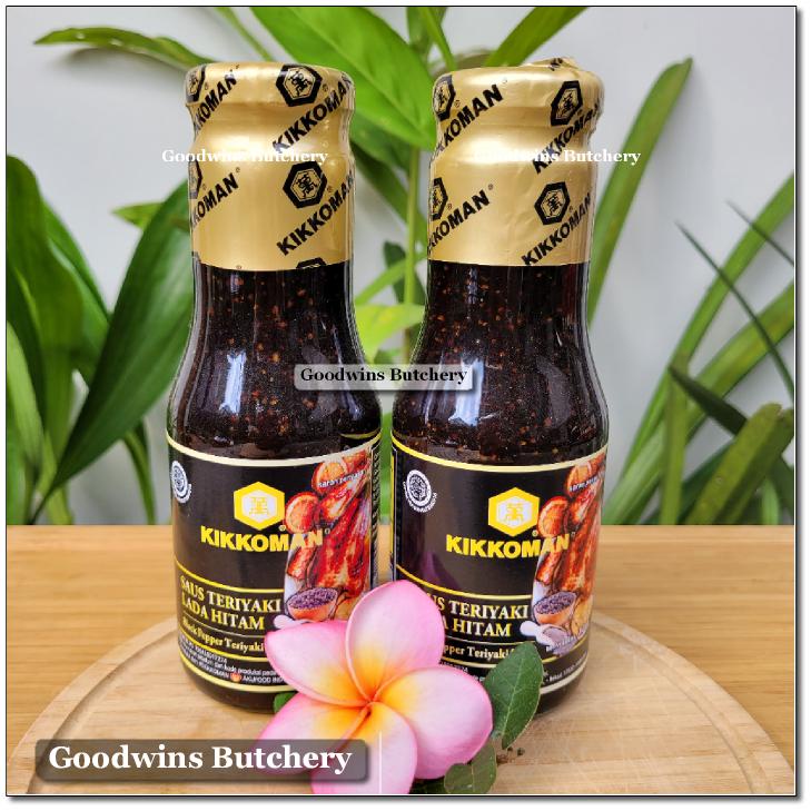 

Kikkoman SAUS TERIYAKI LADA HITAM black pepper sauce HALAL 300g