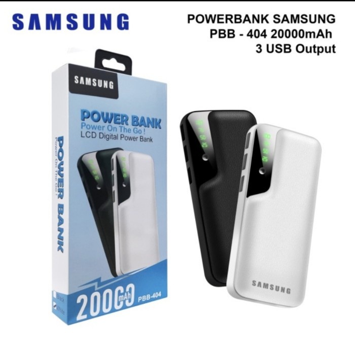 Portable Powerbank Power Bank Branded 20000 Mah Display Led