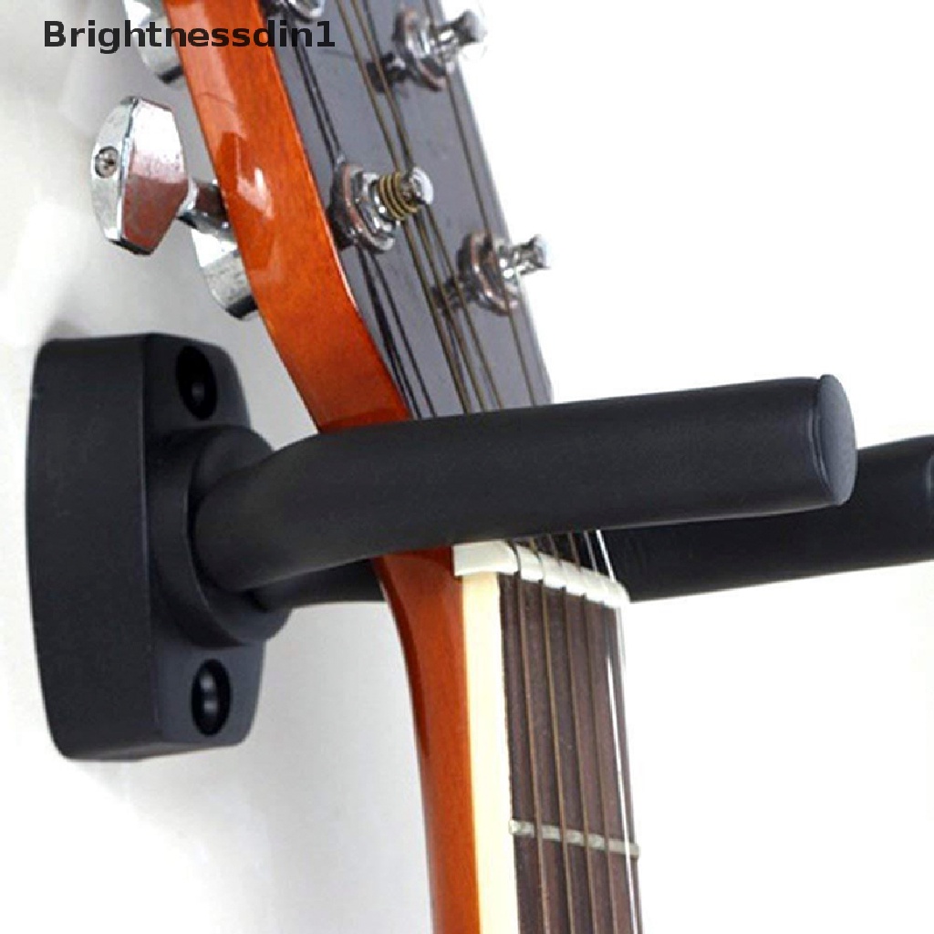 [Brightnessdin1] Gantungan Gitar Hook Holder Display Tempel Dinding - Cocok Semua Ukuran Gitar, Butik Bass