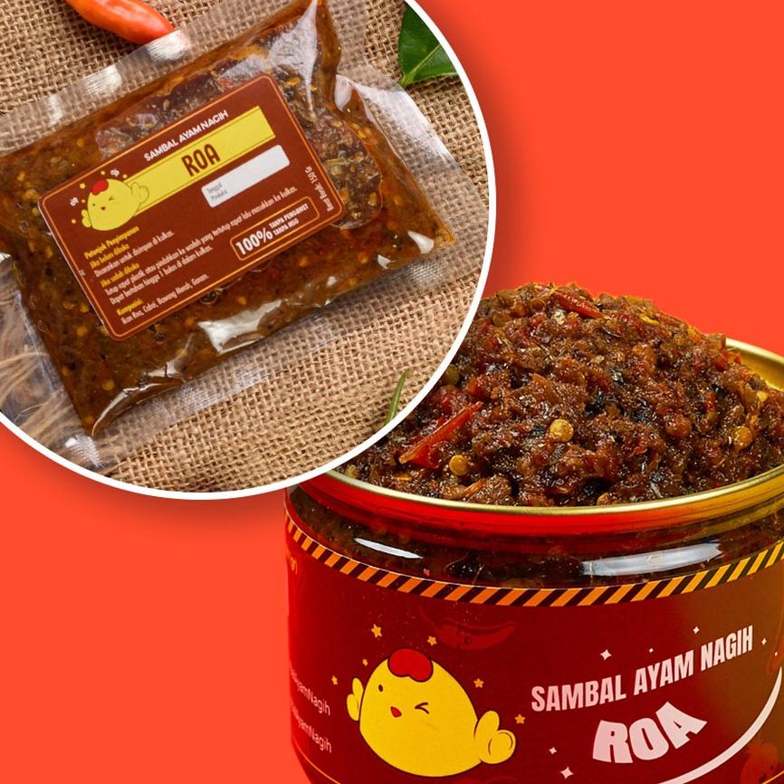 

❊ SAMBAL NAGIH - Sambal ROA Manado Sachet Khas masakan Manado ☪