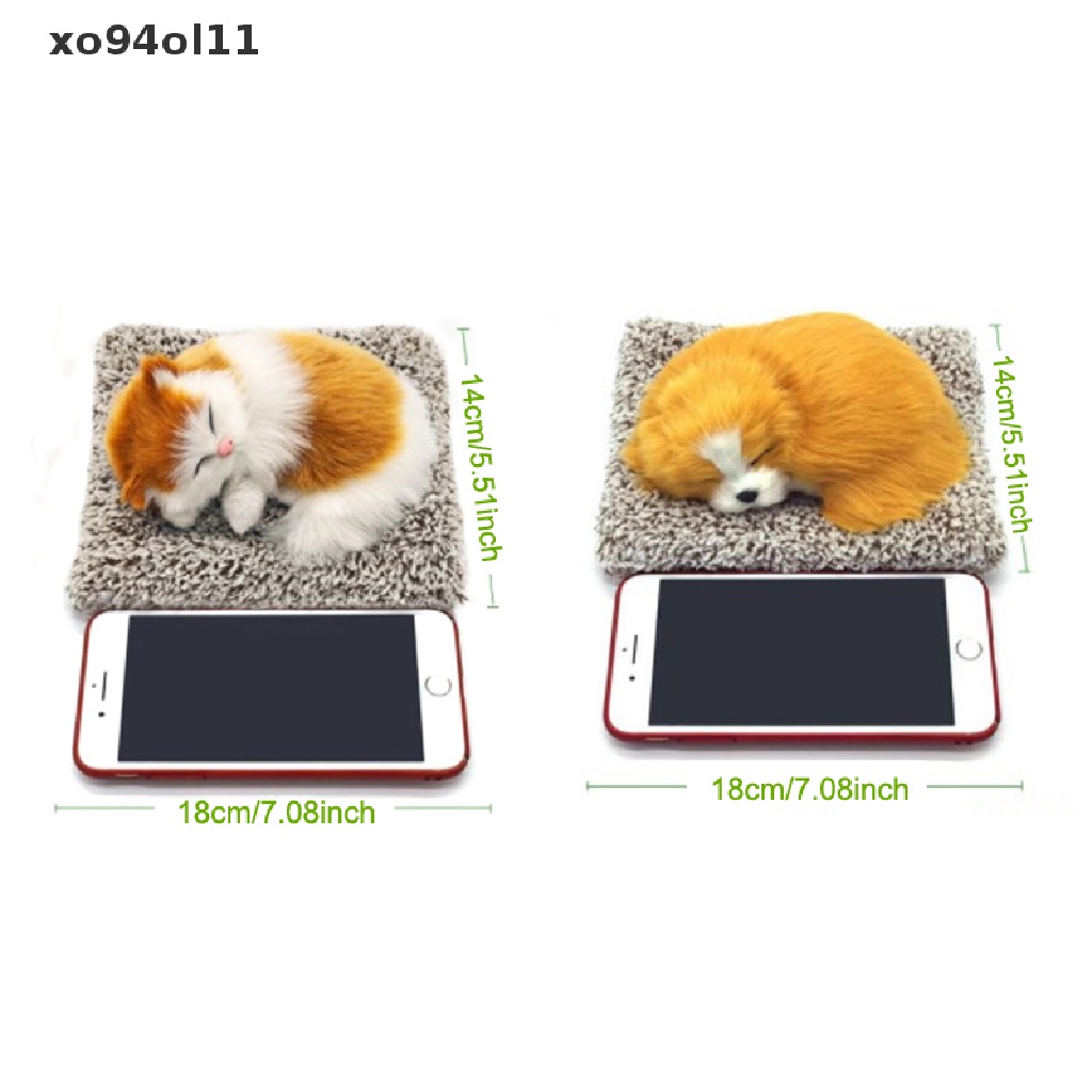 Xo Ornamen Dashboard Mobil Dekorasi Simulasi Lucu Mewah Kucing Anjing Mainan Interior Decor OL