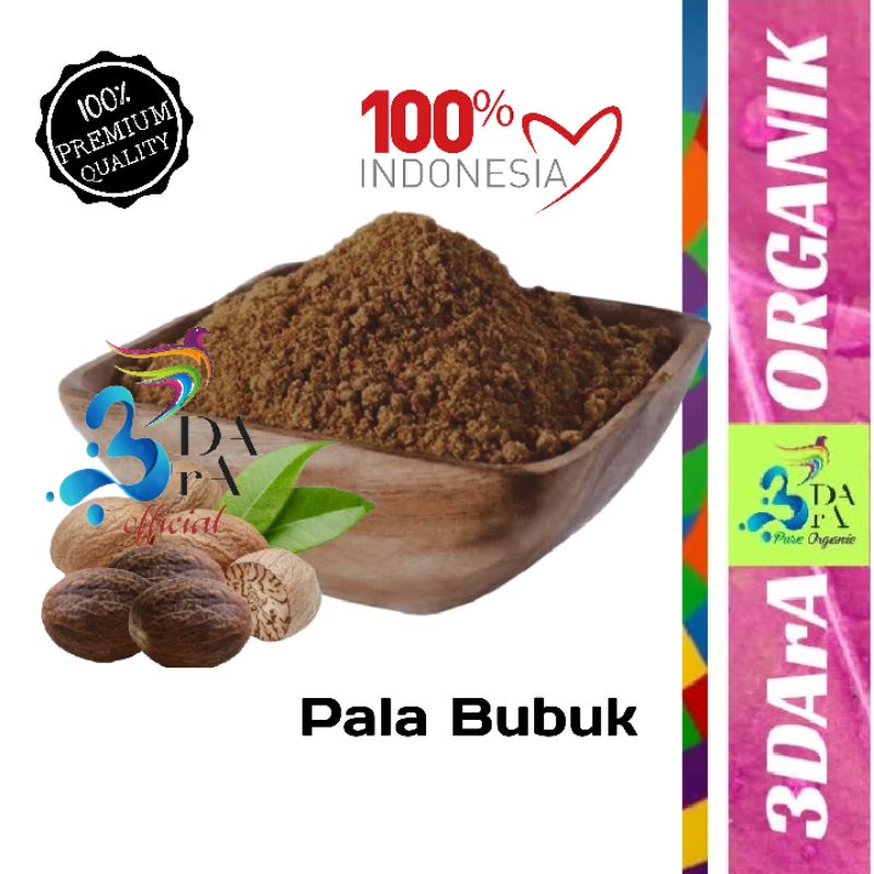 

Pala Bubuk 100gr - Nutmeg Premium Murni Tanpa Campuran