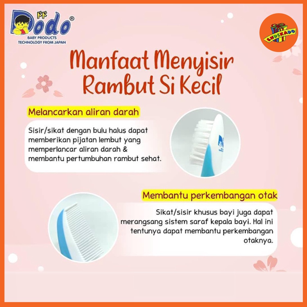 DODO Brush &amp; Comb - Sisir Bayi