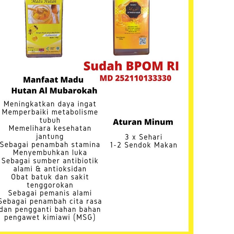 

♪ Kalimantan Al Mubarokah Hutan Beepollen dan Royal Jelly ❉