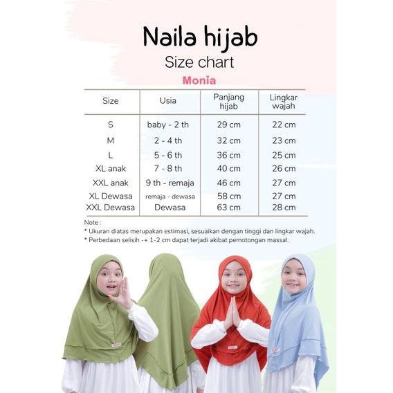 Naila Hijab by Monia Hijab Kids | Hijab terbaru