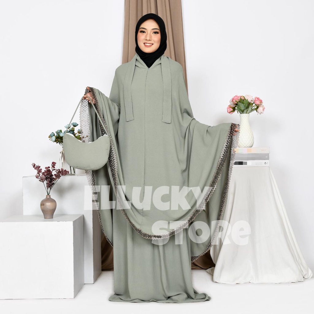 MUKENA DEWASA CHYNTIA 3in1 CRINKLE AIRFLOW