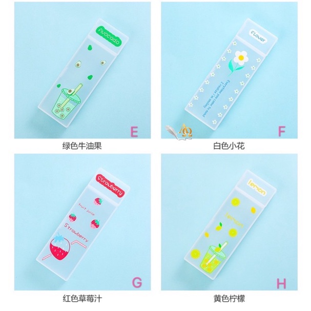 

Terlaris ✨ -Tempat Pensil / Pencil Box Transparan Motif Lucu 2nd Edition- 2.2.23