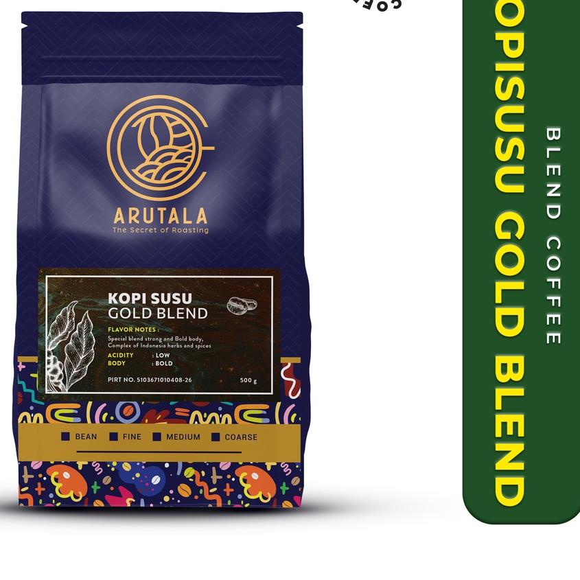 

◄ ARUTALA Blend Coffee for kekinian kopi susu 500 Gram ♙
