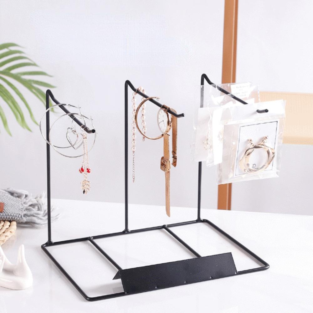 Mxbeauty Rak Display Perhiasan Sederhana Jewelry Organizer Stand Rumah Tangga Microlandscape Gantung Kalung Case