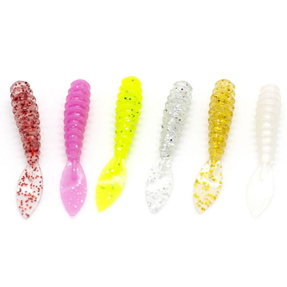 TOP 30pcs /lot Umpan Cacing Pancing Tahan Lama Buatan Renang Capuchin Maggot