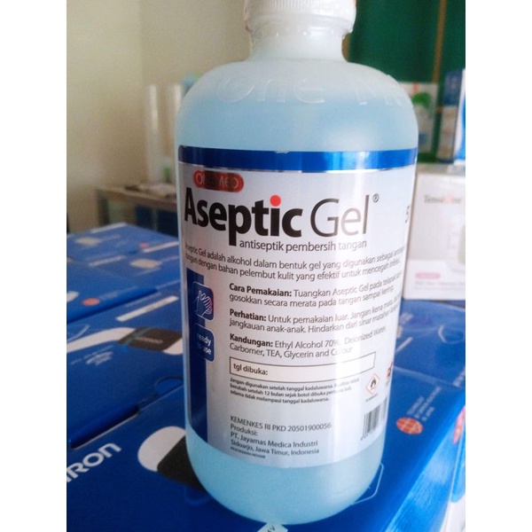 Aseptic Gel 500ml Onemed/Cairan Antiseptik/Antiseptik Gel Dispenser