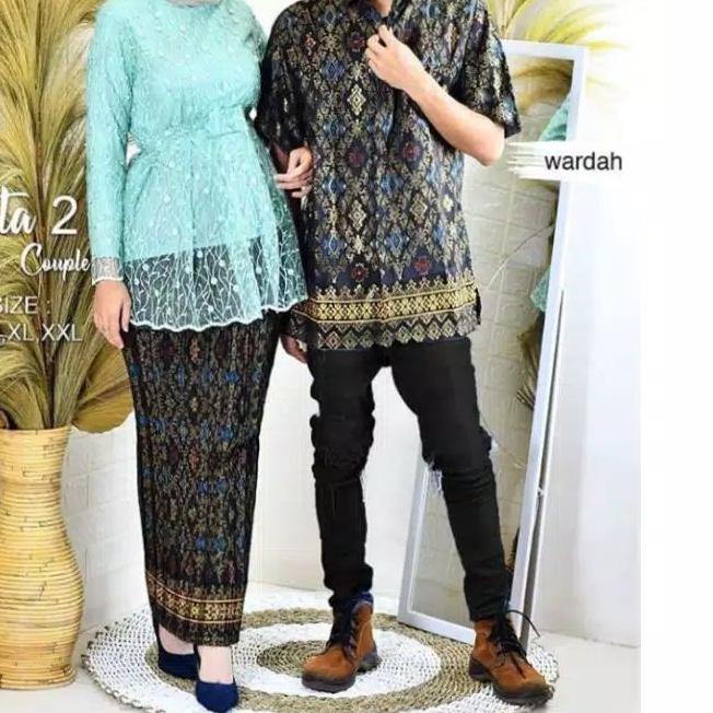 ❊ SET COUPLE KEBAYA SITA 2 ~ COUPLE KEBAYA WISUDA ~ COUPLE KEBAYA PESTA ~ KEBAYA COUPLE KEKINIAN ~ C