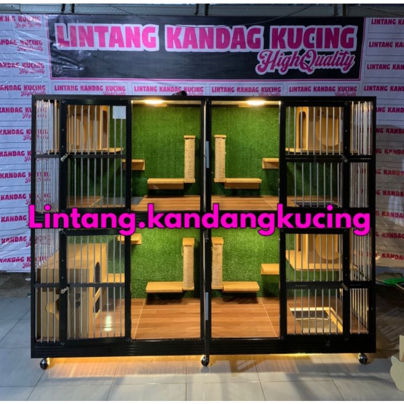 Kandang Kucing Besar 4 kamar Minimalis Kandang Kucing Murah