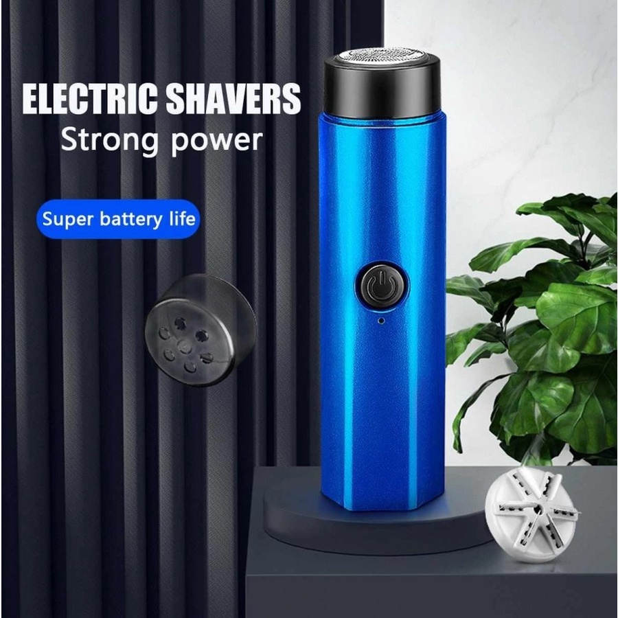 Alat Cukur Elektrik Mini Portable USB - Pisau Cukur Jenggot Recharge
