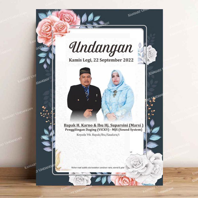 Undangan Orangtua Foto Pengantin, hajatan, Ulem ulem, Serat Ulem Pernikahan Desain Cantik 69