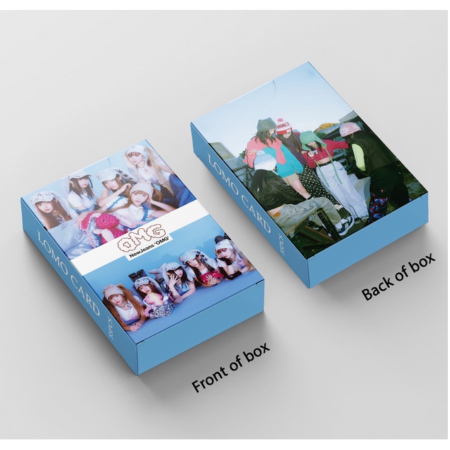 55pcs /box NJ Album Baru Photocards Hyein MINJI DANIELLE Hanni Haerin Lomo Kartu Kpop Postcards