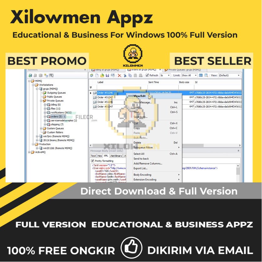 [Full Version] Cogin QueueExplorer Professional Pro Educational Business Lifetime Win OS