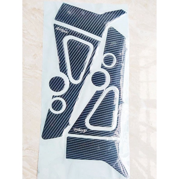 emblem timbul foot step dan rangka  ninja r ninja vr ninja ss , emblem freem karbon body ninja r