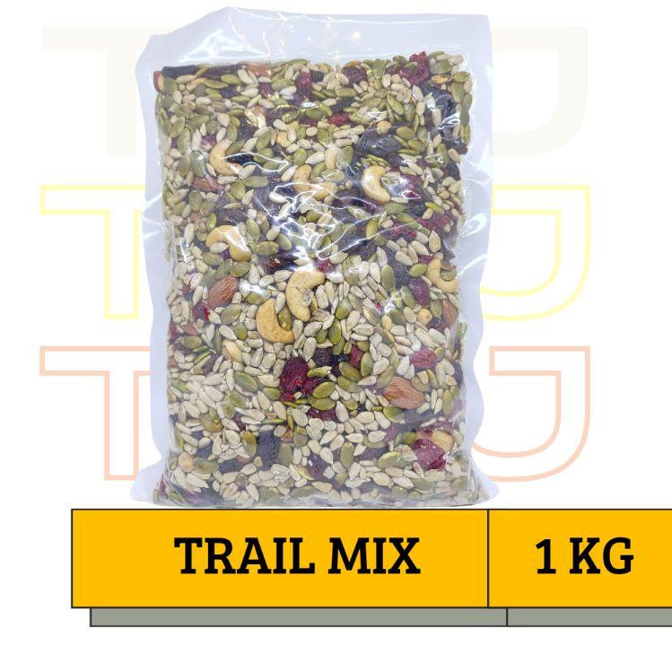 

✤ PREMIUM TRAIL MIX 1 KG (ALMD, CHSEW,PUMKIN, SUNFLWR, RAISN, CRNBERRY, CHIA) ✪