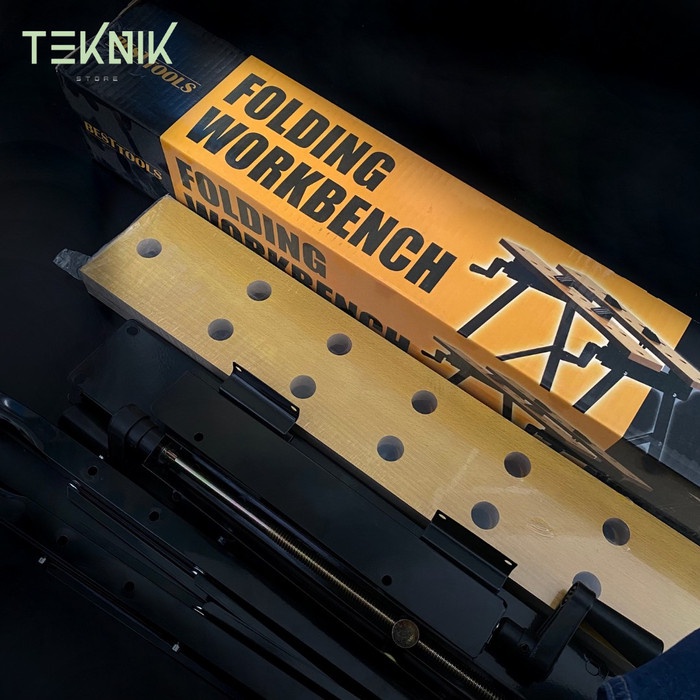 ] Meja Kerja Kayu Portable Besttools Folding WorkBench Meja Gergaji kayu