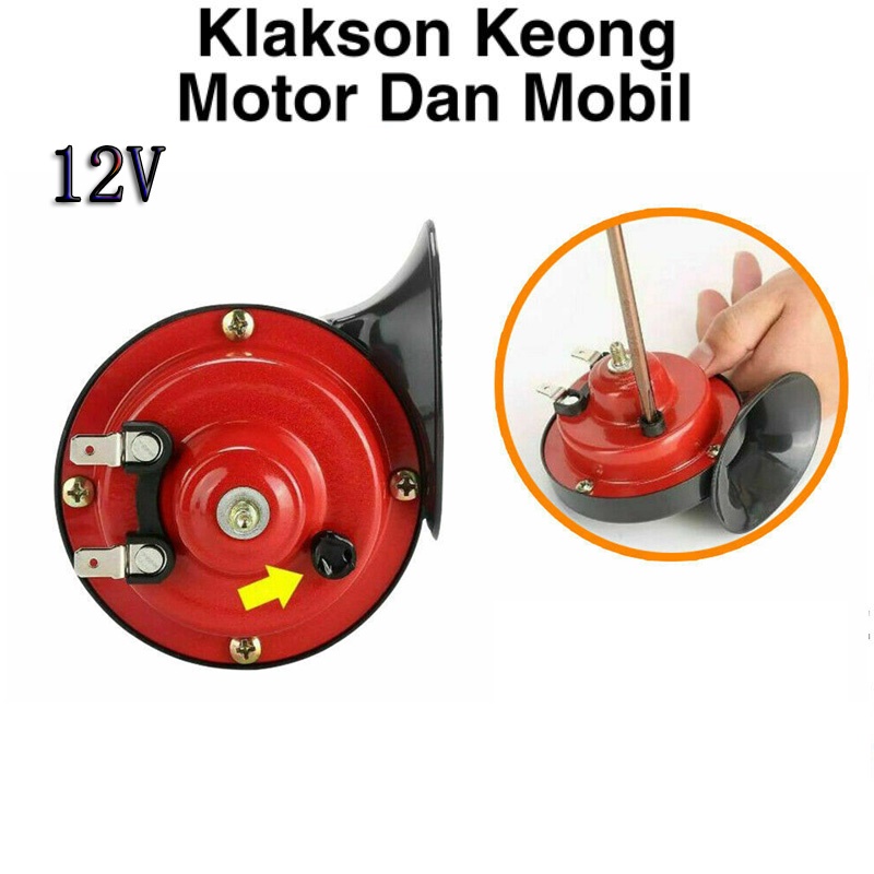 Klakson Kelakson Double Dobel Keong Motor Mobil 12 Volt