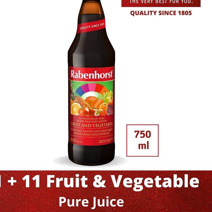 

➭ Rabenhorst 11 Plus 11 Fruit & Vegetable Pure juice 750ml ❀