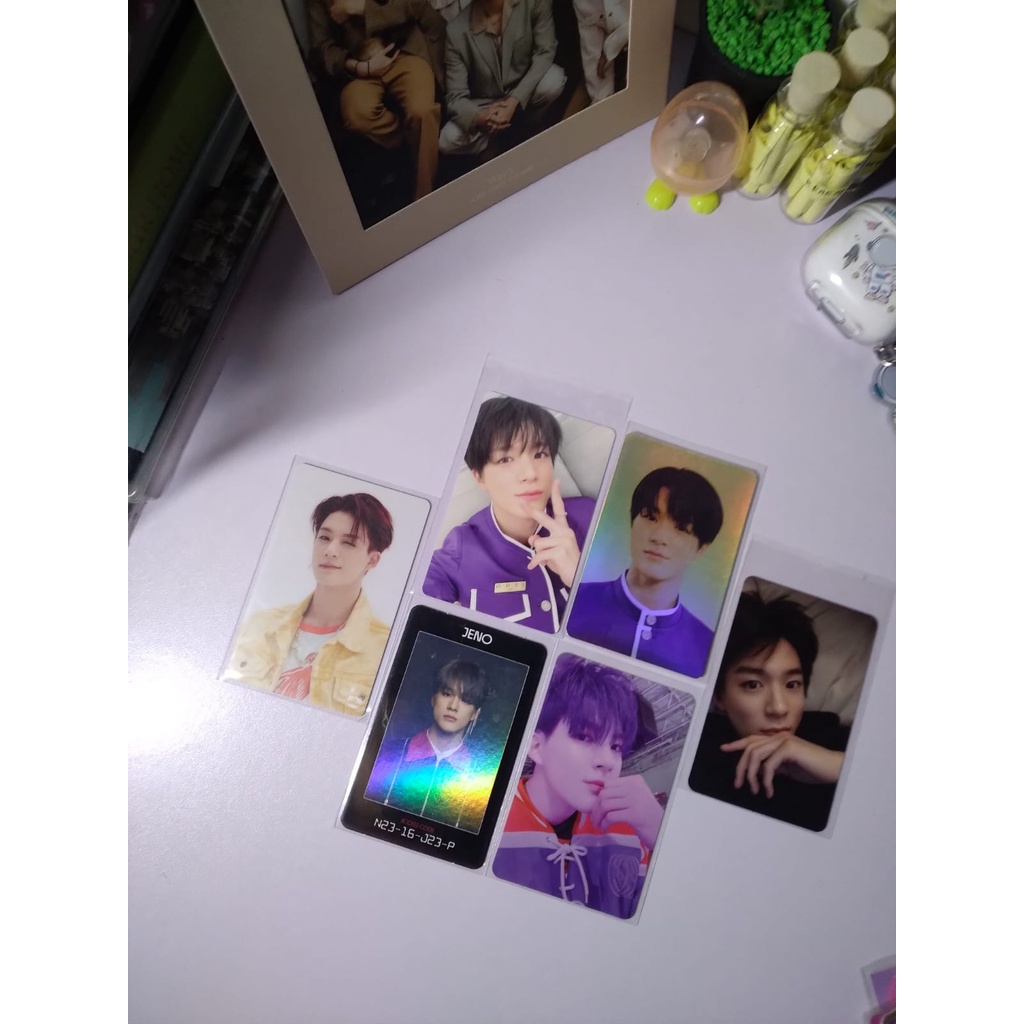 PHOTOCARD JENO - SG22 SET ; ARRIVAL & AC CARD ; CASHBEE 2021 ; EMPATHY