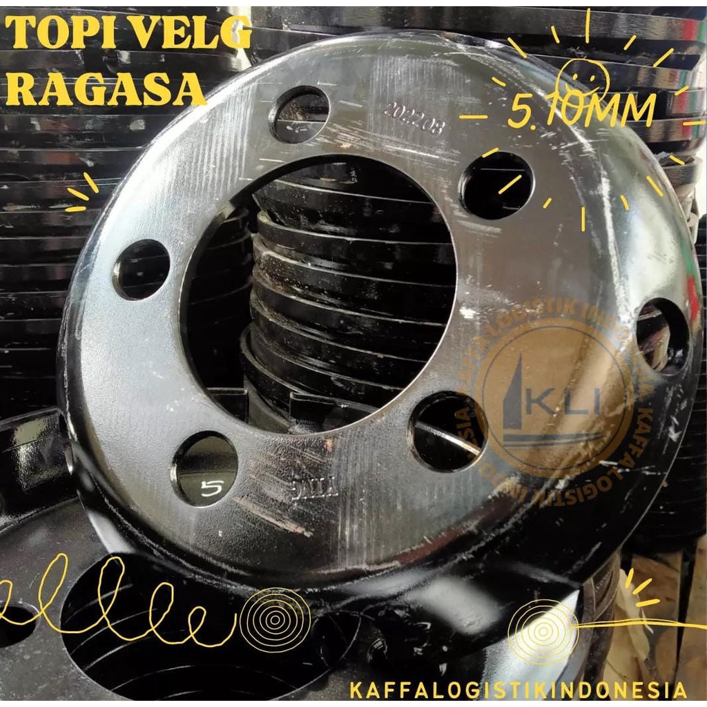 NEW Topi Velg Truk Ring 16 Ragasa / Dutro Lubang 5 Tebal 10 Mm Lubang Angin Bulat