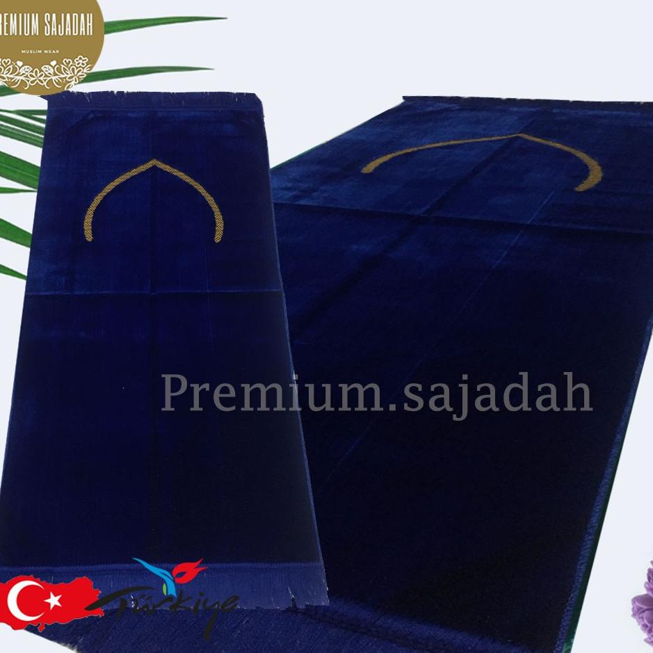 ➸ Sajadah Turkey Turkiye Motif Polos Minimalis Midi Premium Sajadah Turki Sejadah Travel Travelling 