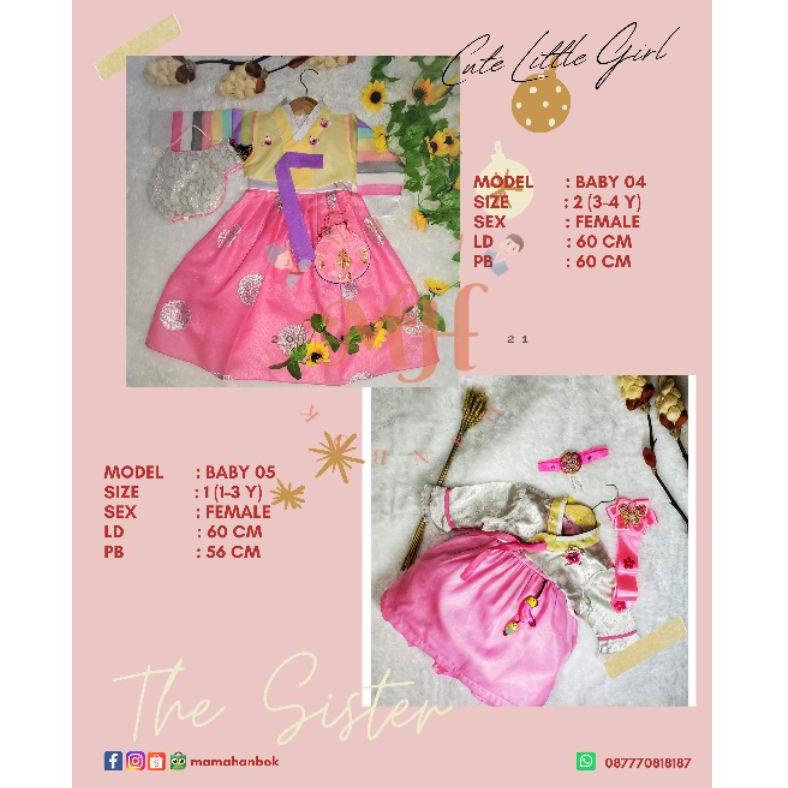 [ART. 110349] sewa hanbok bayi perempuan