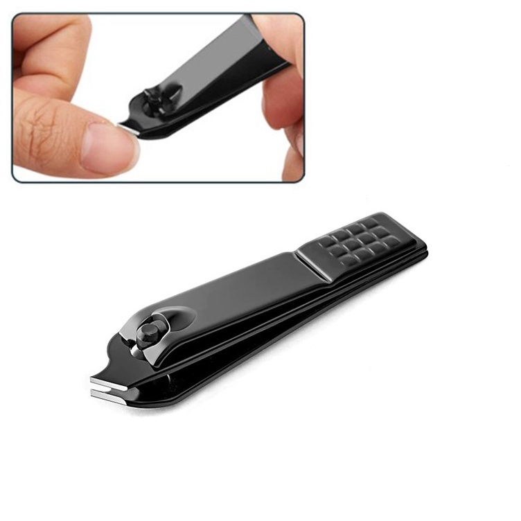 GUNTING KUKU BULAT MANICURE PEDICURE PROFESSIONAL HITAM NT97