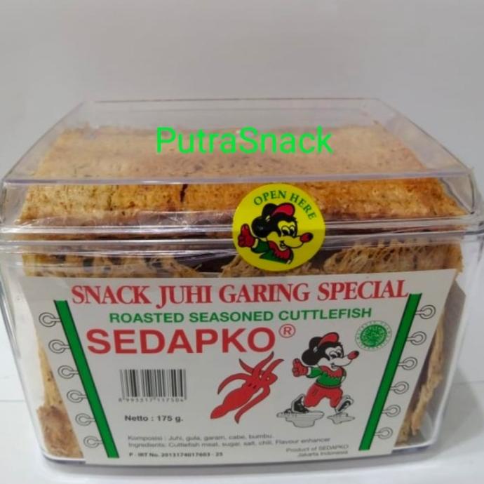 

Snack Juhi Garing Special SEDAPKO/Snack Cumi Garing 175gr TERLARIS