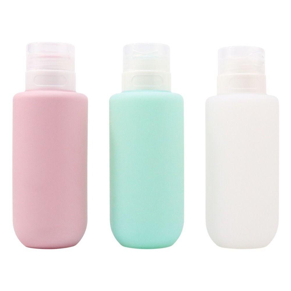 POPULAR Populer Botol Silikon 200ml Shampoo Portable Cuci Tangan Wadah Pencet Isi Ulang