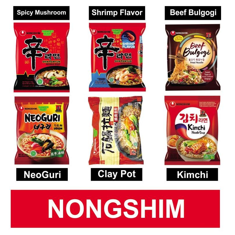 

❤[PROMO ⚡ALE!!!]❤ NONGSHIM SHIN RAMYUN HALAL 5 Variant Rasa 120gram