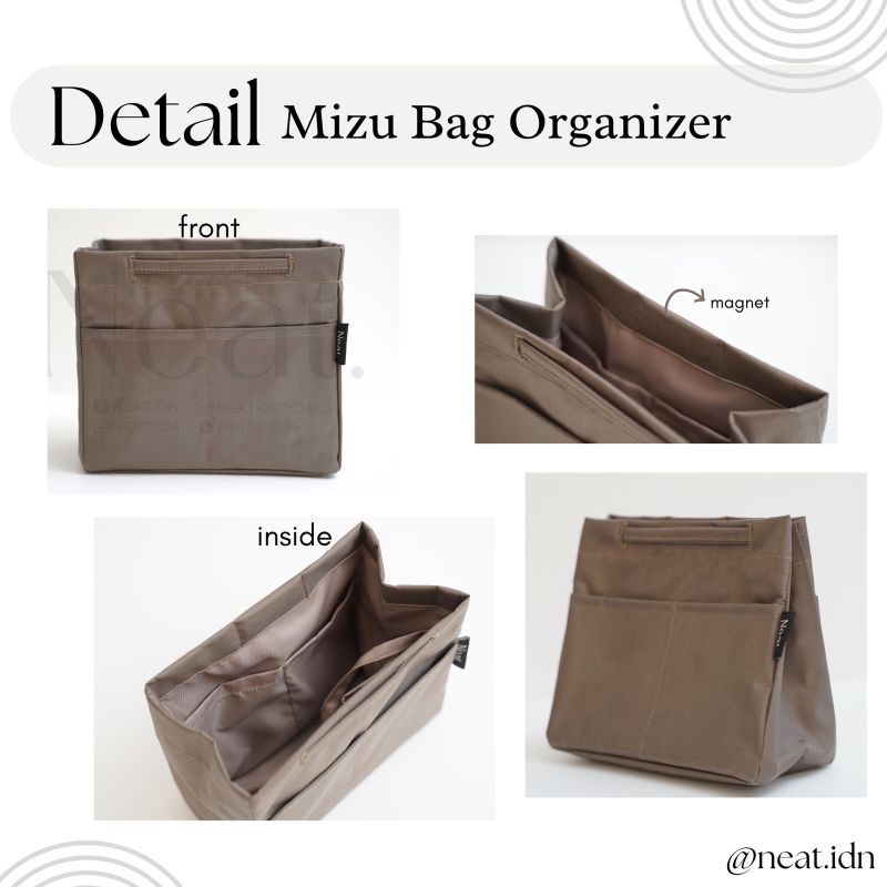 [Neat.] READY STOCK MIZU Bag Organizer Bag in Bag Organizer