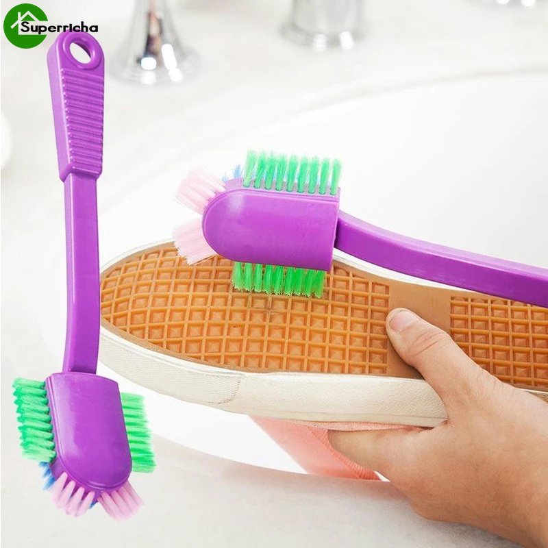 Hot Sale/Sikat Cuci Sepatu Serbaguna Tahan Lama/Sikat Pembersih Dengan Gagang Panjang/Sikat Laundry/Sikat Lima Sisi/Sikat Scrub Deep Clean Multifungsi Rumah Tangga