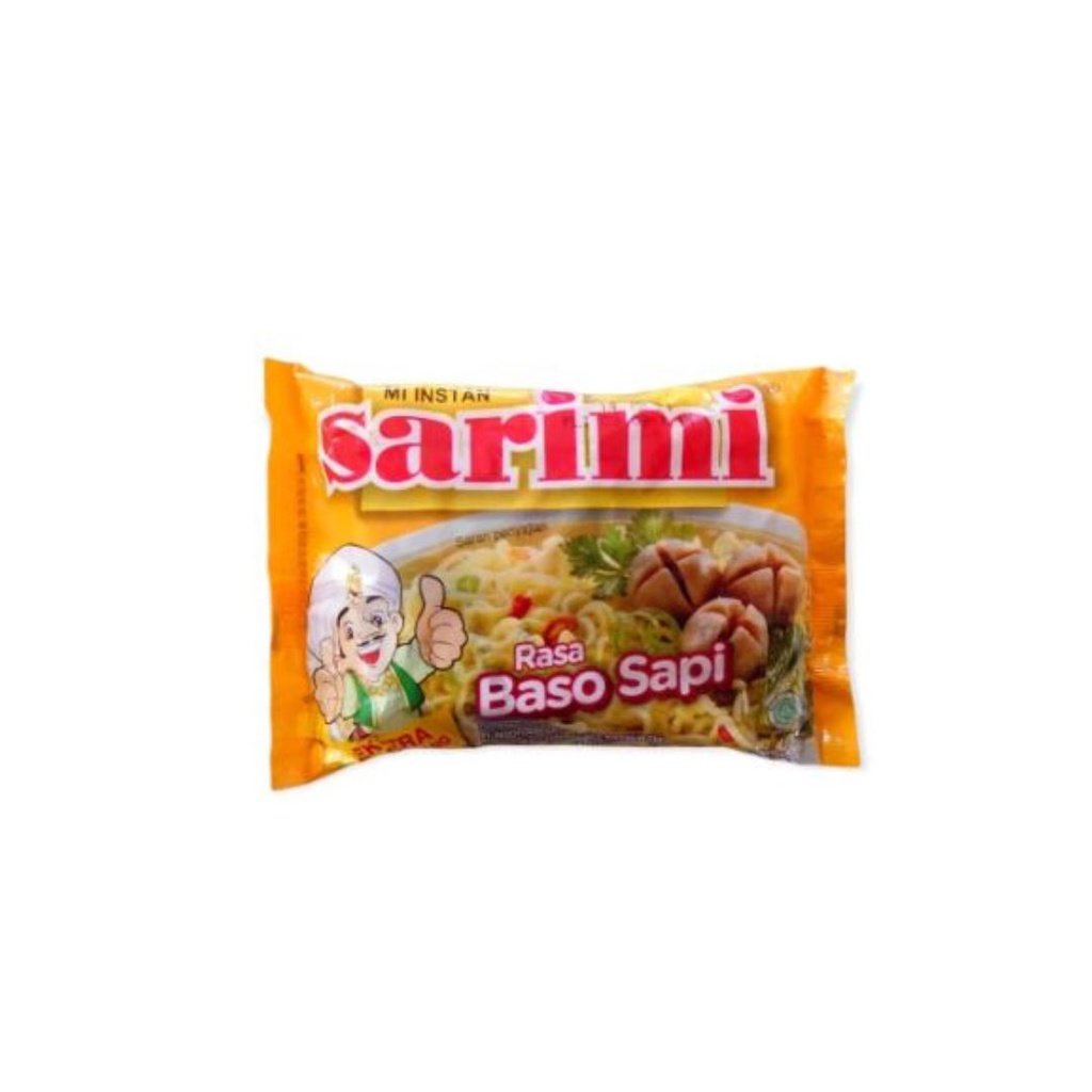 

Sarimi mie Instan Rasa Baso/ bakso Sapi 77g