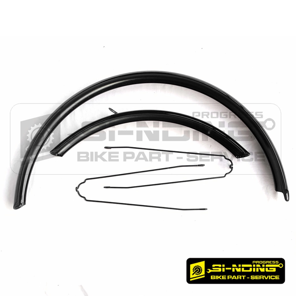 Mud Guard Fender Spakbor Slebor Sepeda POLYGON MTB Gravel Federal 26 Inch 700 C Bulat Setengah Lingk