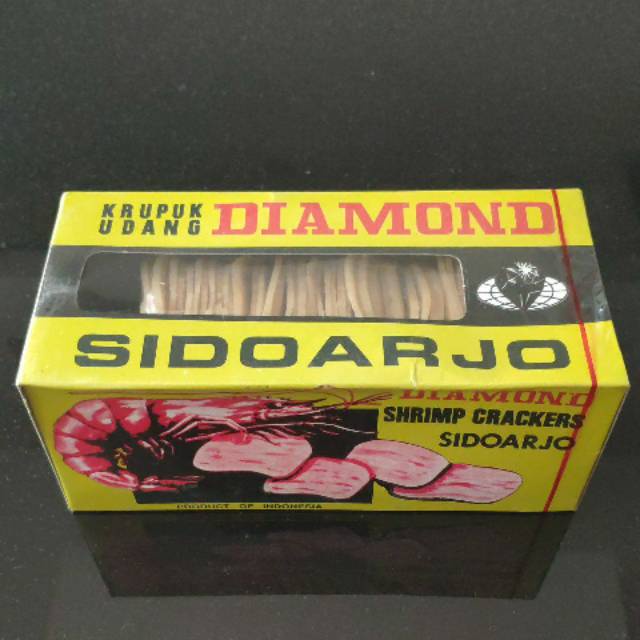 DIAMOND HIJAU Kerupuk Udang Asli Sidoarjo Kotak 500g | KRUPUK UDANG