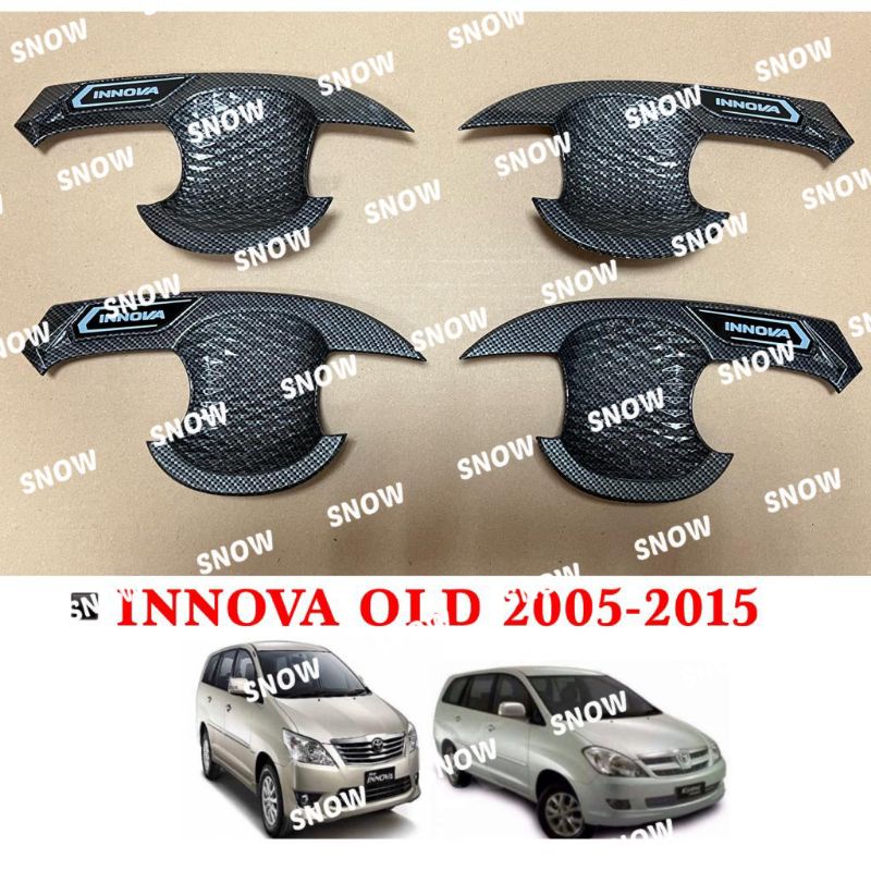 Paket Outer Handle Tank Cover Innova Old 2004 2005 2010 2015 Carbon