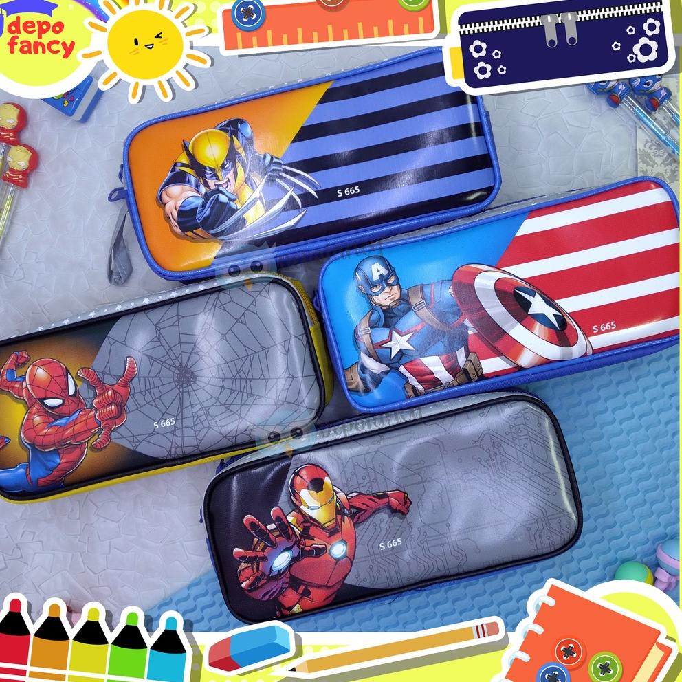 

Z90 Kotak Pensil 2 Retsleting Heroes S665 / Tempat Pensil / Tepak Pensil / Pencil Case / Boks Pensil / Box Pen TOP PRODUCT ...