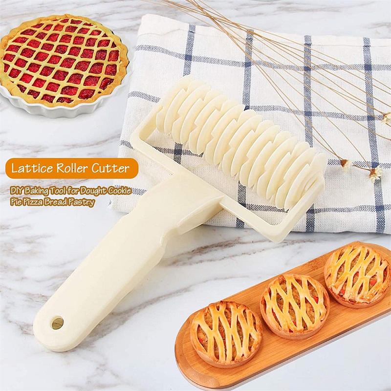 Roller Pemotong Adonan Kue S/M/L / Alat Hias Kue / Roller Jaring Roti Kue / Roller Pastry / Roller Cutter Pizza / Roller Dekorasi Roti Kue