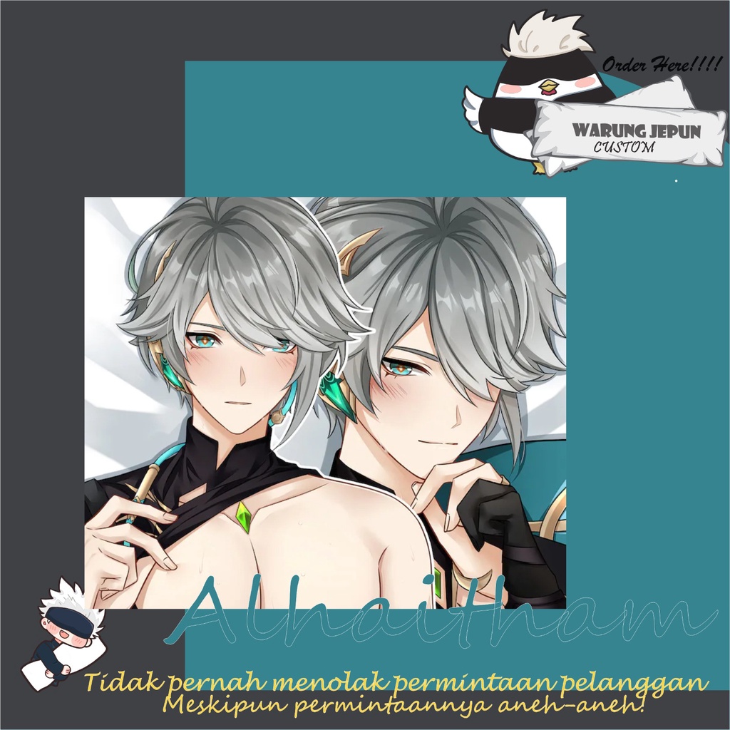 Alhaitham Genshin Impact Body Pillow